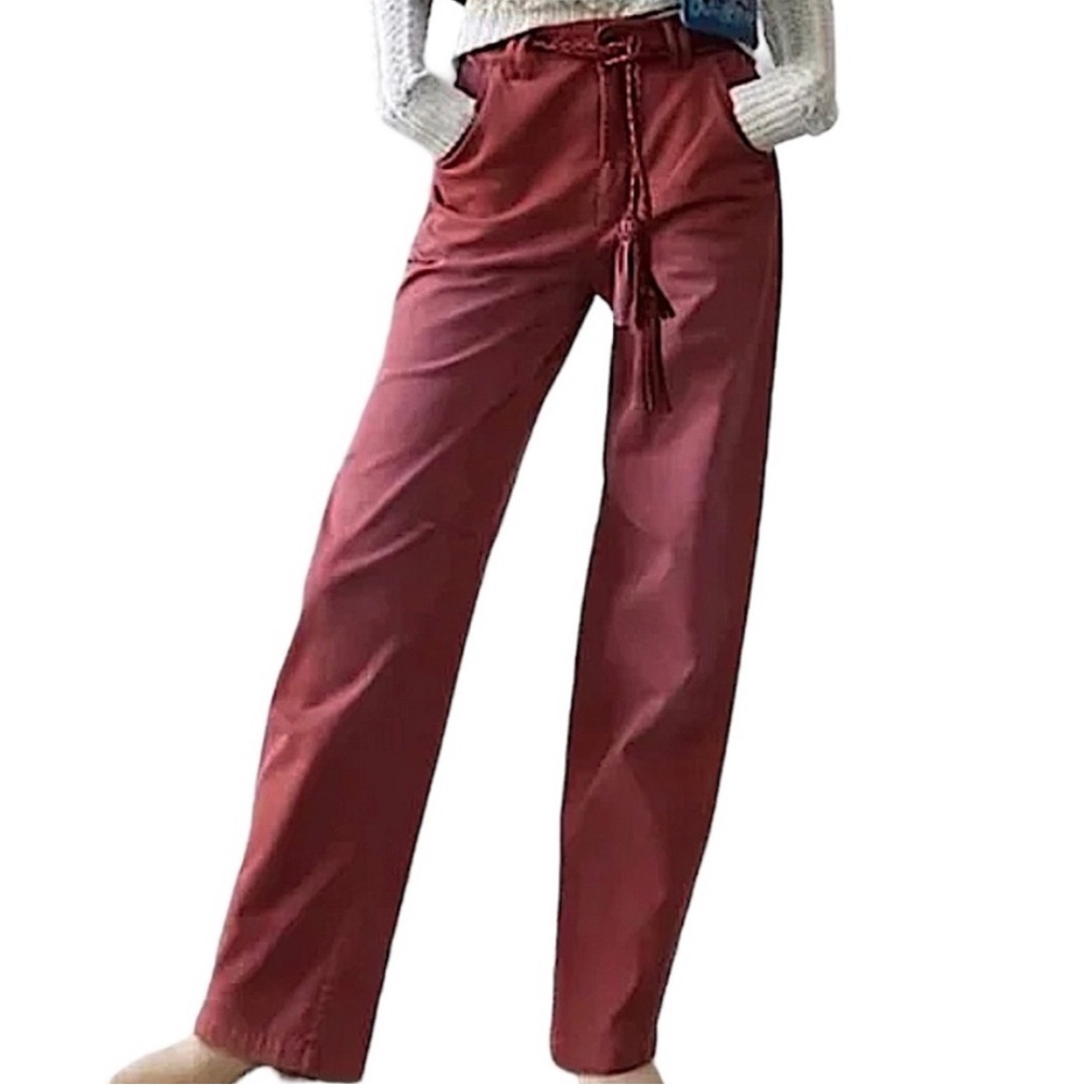 Pilcro Long Bow Pants Size 25 Maroon